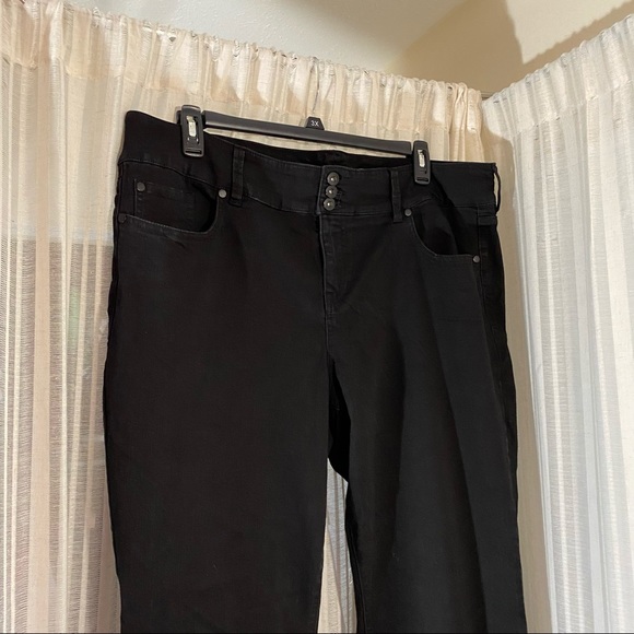 Torrid Black Bootcut Jeans Dress Pants 3 Button High Waist